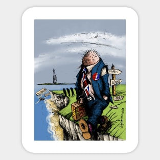 Brexit Cliffhanger Sticker